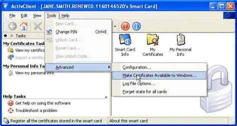 smart card cant use activ client|activclient usmc.